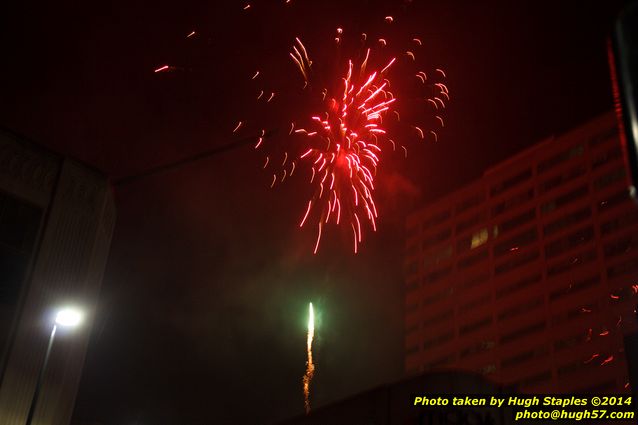 The Bozinis gather for their annual celebration of the New Year in Downtown Cincinnati