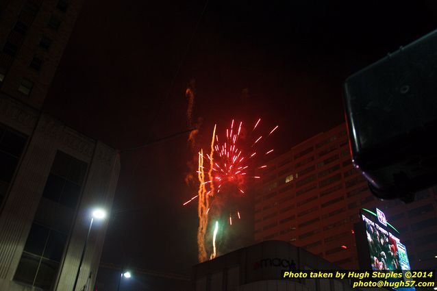 The Bozinis gather for their annual celebration of the New Year in Downtown Cincinnati
