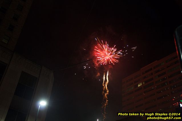 The Bozinis gather for their annual celebration of the New Year in Downtown Cincinnati