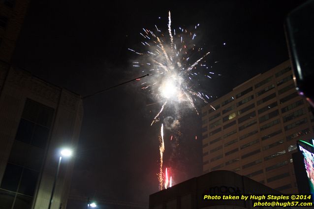 The Bozinis gather for their annual celebration of the New Year in Downtown Cincinnati