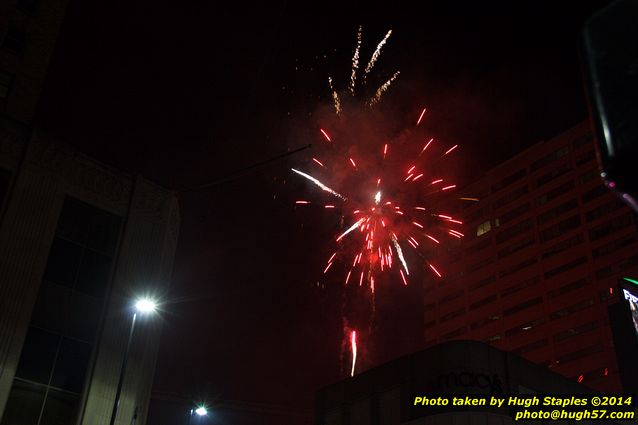 The Bozinis gather for their annual celebration of the New Year in Downtown Cincinnati