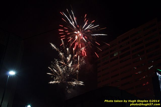 The Bozinis gather for their annual celebration of the New Year in Downtown Cincinnati