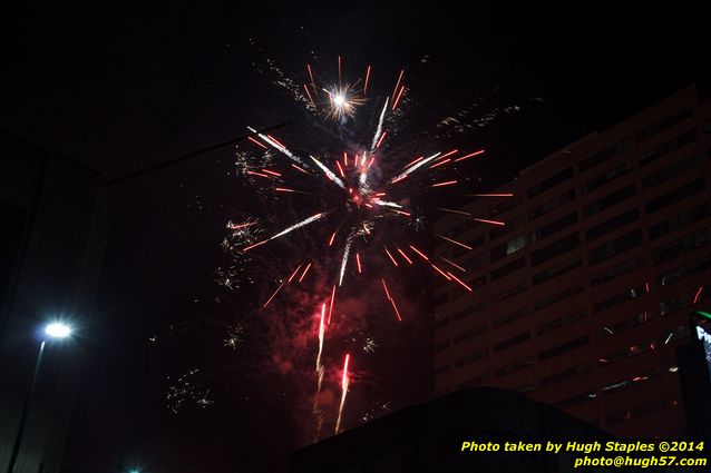 The Bozinis gather for their annual celebration of the New Year in Downtown Cincinnati