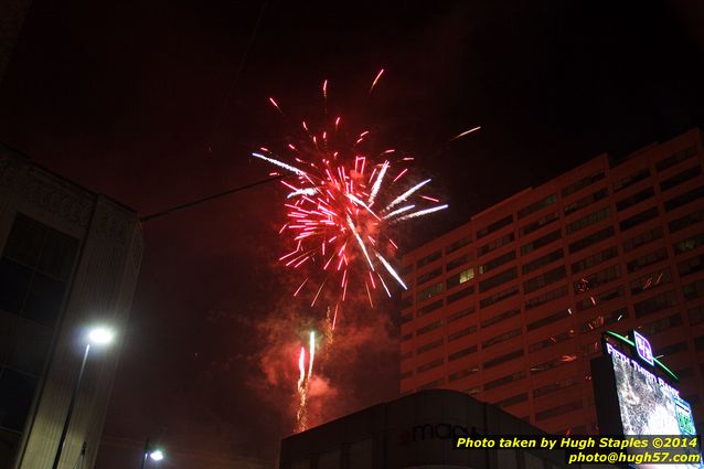The Bozinis gather for their annual celebration of the New Year in Downtown Cincinnati