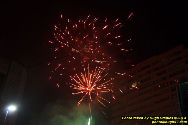The Bozinis gather for their annual celebration of the New Year in Downtown Cincinnati