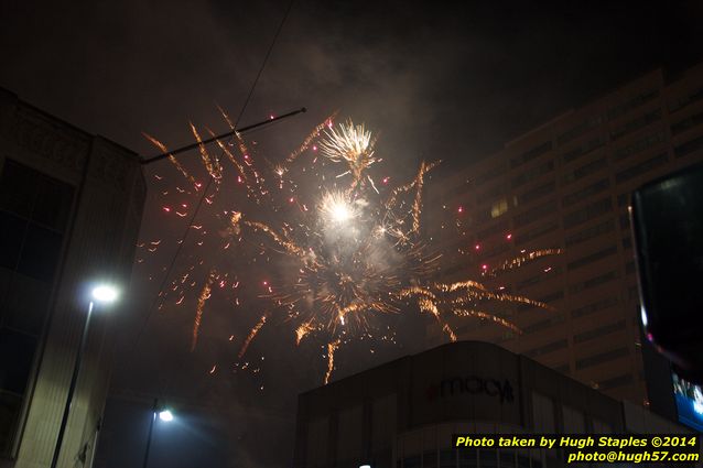 The Bozinis gather for their annual celebration of the New Year in Downtown Cincinnati
