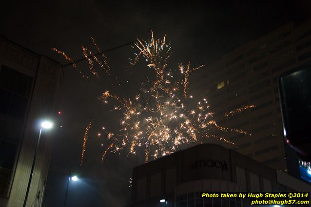 The Bozinis gather for their annual celebration of the New Year in Downtown Cincinnati