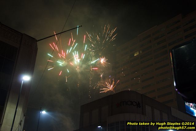 The Bozinis gather for their annual celebration of the New Year in Downtown Cincinnati
