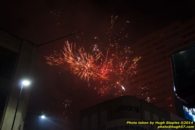 The Bozinis gather for their annual celebration of the New Year in Downtown Cincinnati