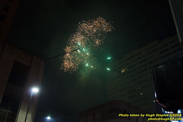 The Bozinis gather for their annual celebration of the New Year in Downtown Cincinnati