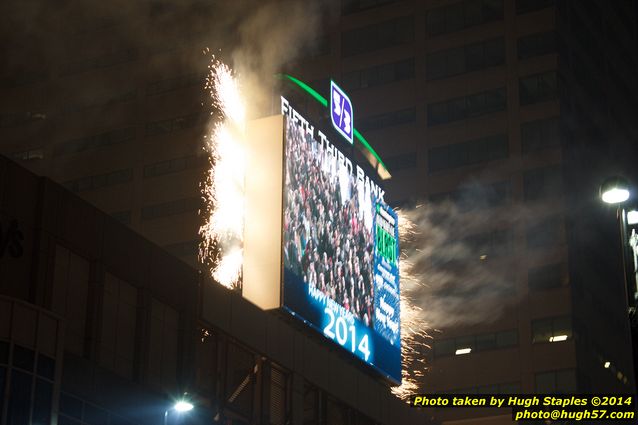 The Bozinis gather for their annual celebration of the New Year in Downtown Cincinnati