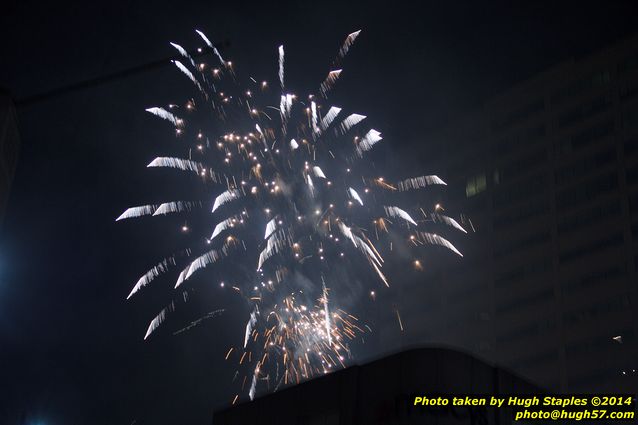 The Bozinis gather for their annual celebration of the New Year in Downtown Cincinnati