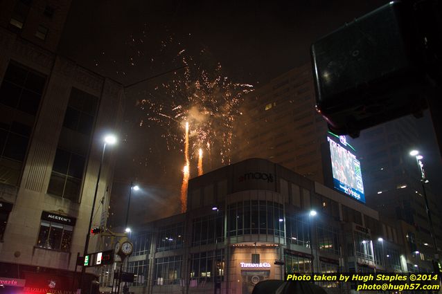 The Bozinis gather for their annual celebration of the New Year in Downtown Cincinnati