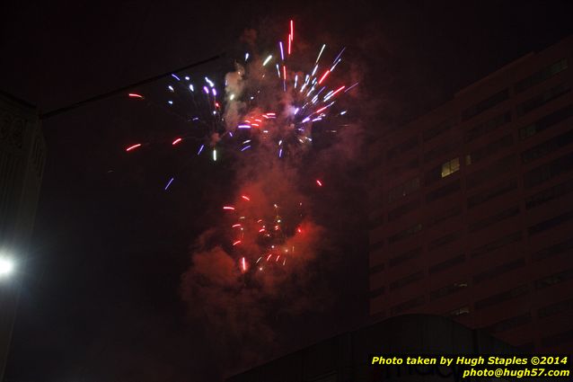 The Bozinis gather for their annual celebration of the New Year in Downtown Cincinnati