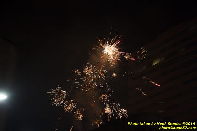 The Bozinis gather for their annual celebration of the New Year in Downtown Cincinnati