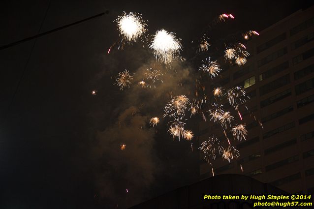 The Bozinis gather for their annual celebration of the New Year in Downtown Cincinnati