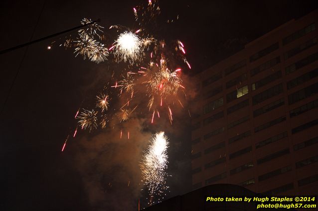 The Bozinis gather for their annual celebration of the New Year in Downtown Cincinnati