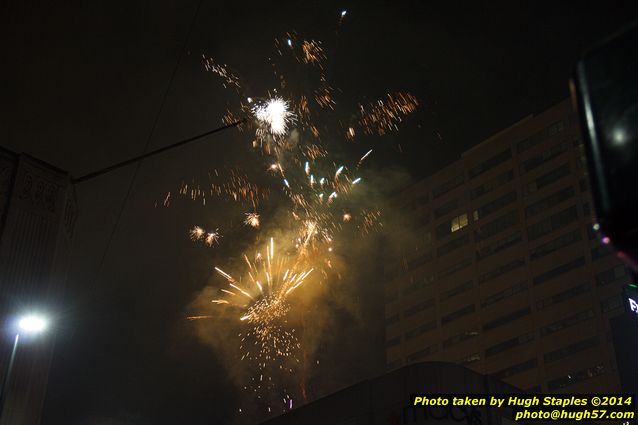 The Bozinis gather for their annual celebration of the New Year in Downtown Cincinnati