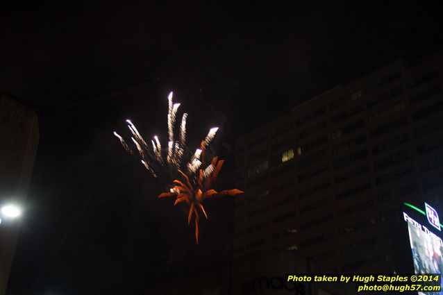 The Bozinis gather for their annual celebration of the New Year in Downtown Cincinnati