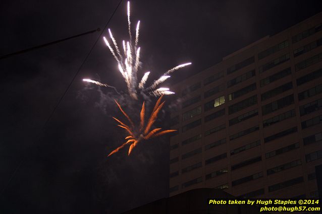 The Bozinis gather for their annual celebration of the New Year in Downtown Cincinnati