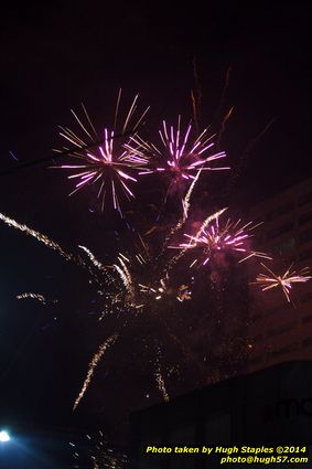 The Bozinis gather for their annual celebration of the New Year in Downtown Cincinnati