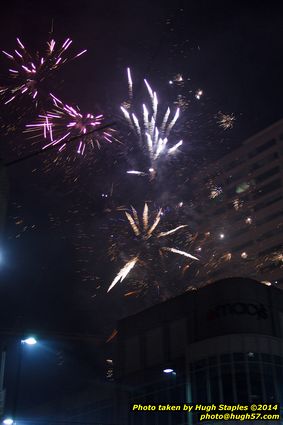 The Bozinis gather for their annual celebration of the New Year in Downtown Cincinnati