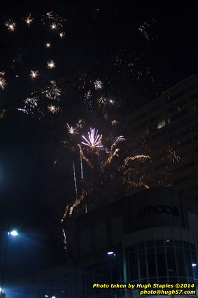 The Bozinis gather for their annual celebration of the New Year in Downtown Cincinnati