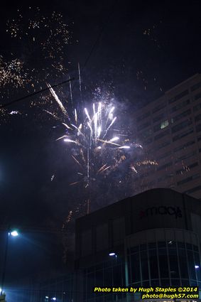 The Bozinis gather for their annual celebration of the New Year in Downtown Cincinnati