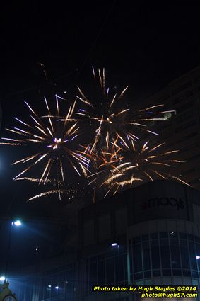 The Bozinis gather for their annual celebration of the New Year in Downtown Cincinnati