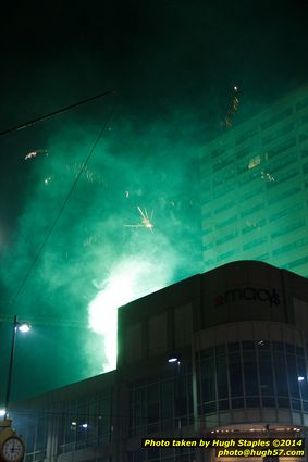 The Bozinis gather for their annual celebration of the New Year in Downtown Cincinnati