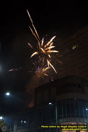 The Bozinis gather for their annual celebration of the New Year in Downtown Cincinnati