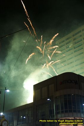 The Bozinis gather for their annual celebration of the New Year in Downtown Cincinnati