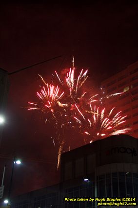 The Bozinis gather for their annual celebration of the New Year in Downtown Cincinnati