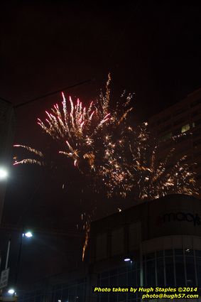 The Bozinis gather for their annual celebration of the New Year in Downtown Cincinnati