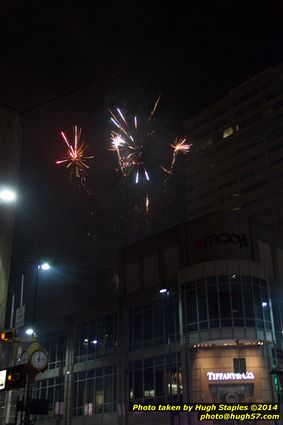 The Bozinis gather for their annual celebration of the New Year in Downtown Cincinnati