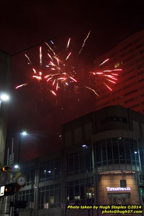 The Bozinis gather for their annual celebration of the New Year in Downtown Cincinnati