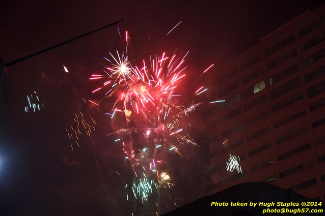 The Bozinis gather for their annual celebration of the New Year in Downtown Cincinnati