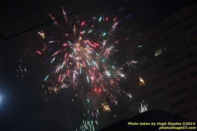 The Bozinis gather for their annual celebration of the New Year in Downtown Cincinnati