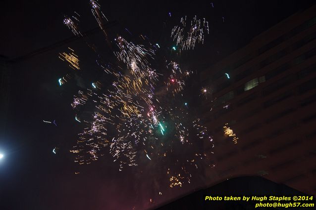 The Bozinis gather for their annual celebration of the New Year in Downtown Cincinnati