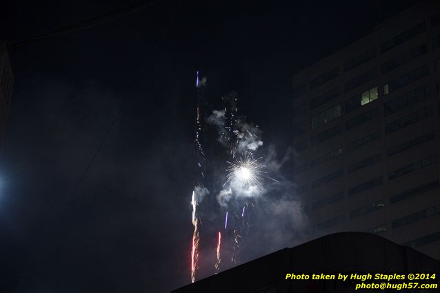The Bozinis gather for their annual celebration of the New Year in Downtown Cincinnati