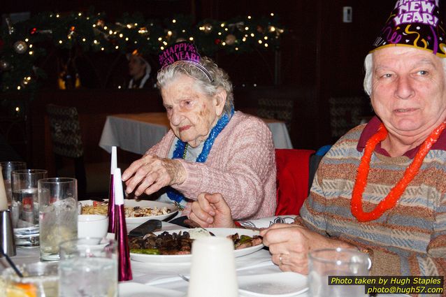 The Bozinis gather for their annual celebration of the New Year in Downtown Cincinnati