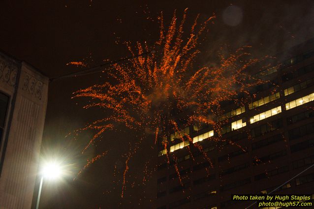 The Bozinis gather for their annual celebration of the New Year in Downtown Cincinnati