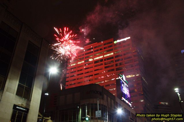 The Bozinis gather for their annual celebration of the New Year in Downtown Cincinnati