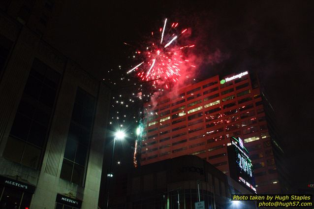 The Bozinis gather for their annual celebration of the New Year in Downtown Cincinnati