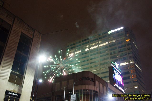 The Bozinis gather for their annual celebration of the New Year in Downtown Cincinnati