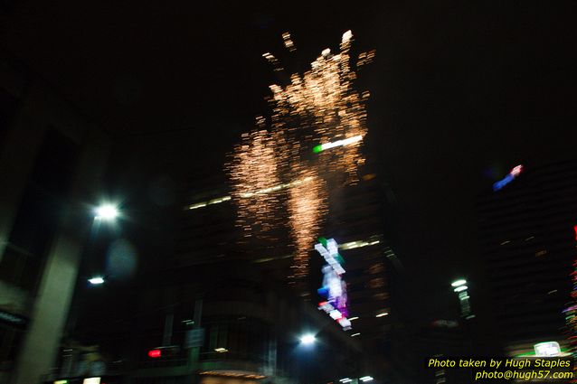 The Bozinis gather for their annual celebration of the New Year in Downtown Cincinnati