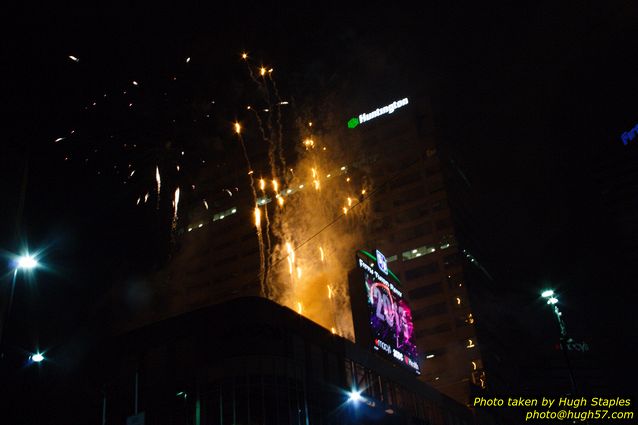 The Bozinis gather for their annual celebration of the New Year in Downtown Cincinnati