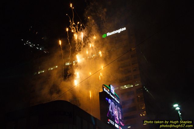 The Bozinis gather for their annual celebration of the New Year in Downtown Cincinnati