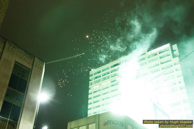 The Bozinis gather for their annual celebration of the New Year in Downtown Cincinnati