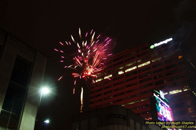 The Bozinis gather for their annual celebration of the New Year in Downtown Cincinnati